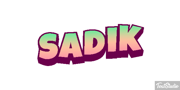 Sadik Text effect