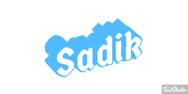 Sadik Text effect