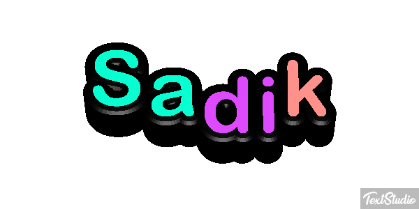 Sadik Text effect