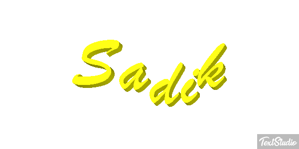 Sadik Text effect