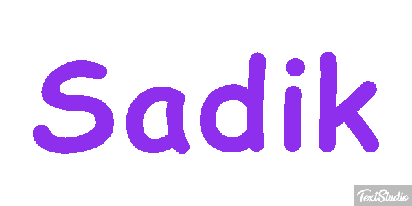 Sadik Text effect