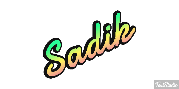 Sadik Text effect