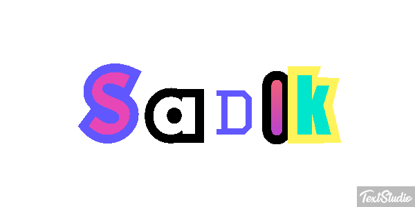Sadik Text effect