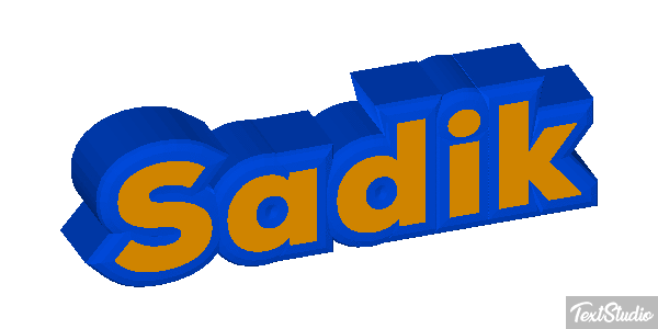 Sadik Text effect