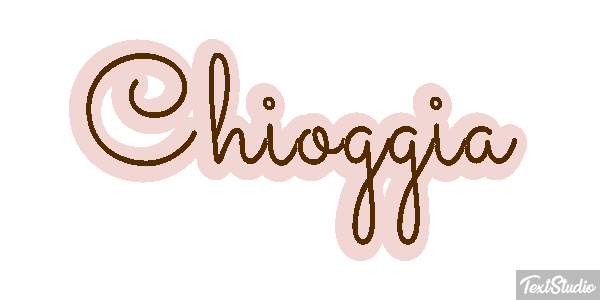 Chioggia テキスト効果