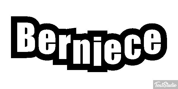 Berniece Text effect