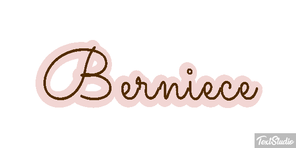 Berniece Text effect