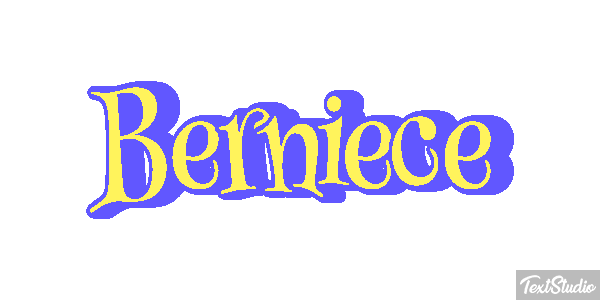 Berniece Text effect