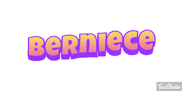 Berniece Text effect