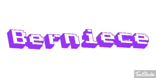 Berniece Text effect