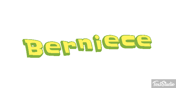 Berniece Text effect