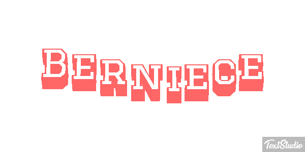 Berniece Text effect