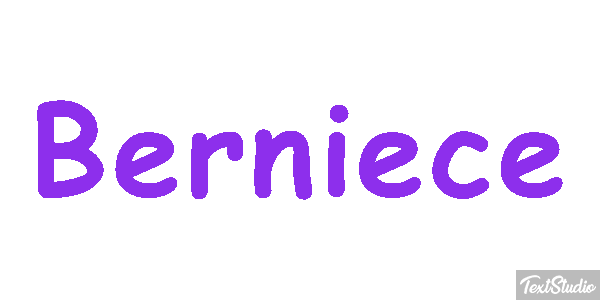 Berniece Text effect