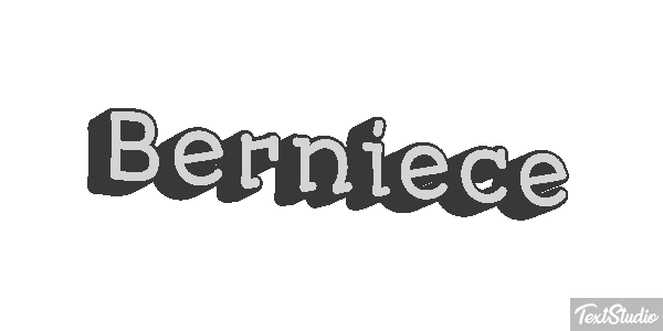 Berniece Text effect