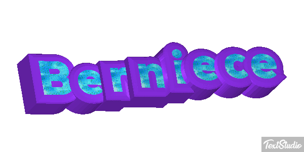 Berniece Text effect