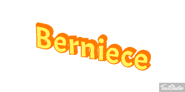 Berniece Text effect