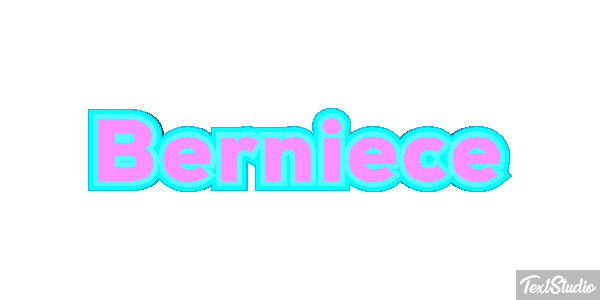 Berniece Text effect