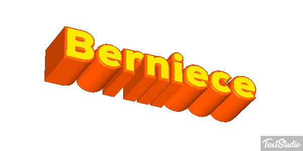 Berniece Text effect