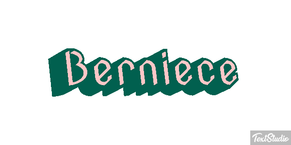 Berniece Text effect