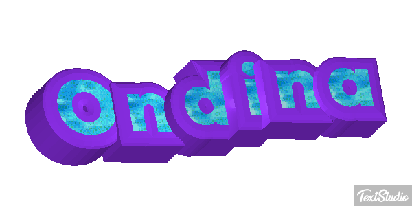 Ondina Efekt tekstowy
