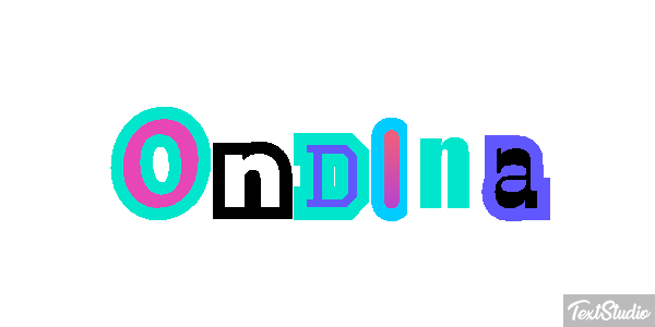 Ondina Efekt tekstowy