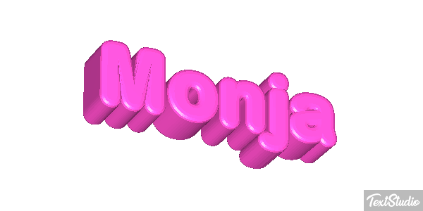Monja Efecto de texto