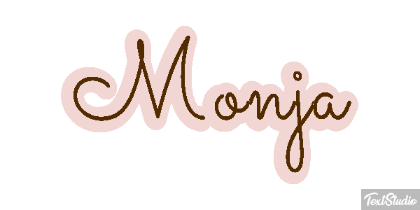 Monja Efecto de texto
