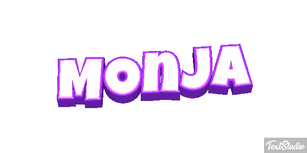Monja Efecto de texto