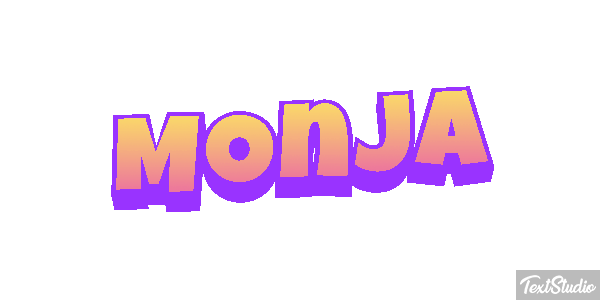 Monja Efecto de texto