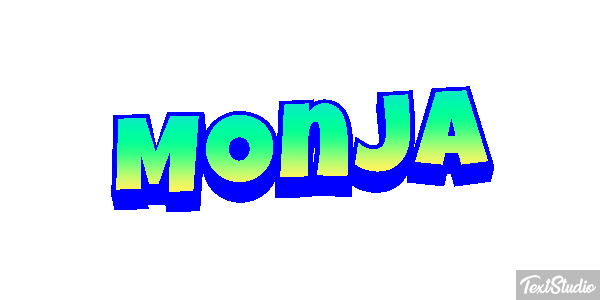 Monja Efecto de texto