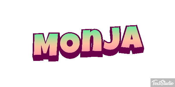 Monja Efecto de texto