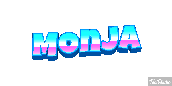 Monja Efecto de texto