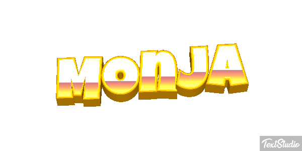 Monja Efecto de texto