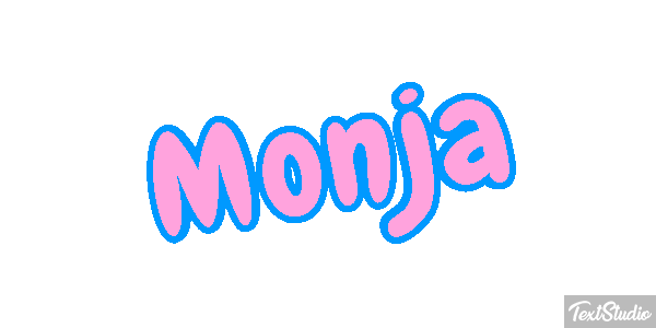 Monja Efecto de texto