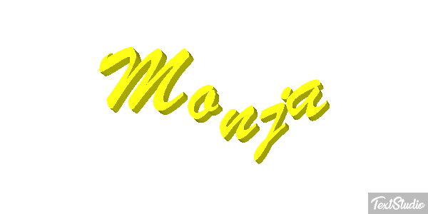 Monja Efecto de texto