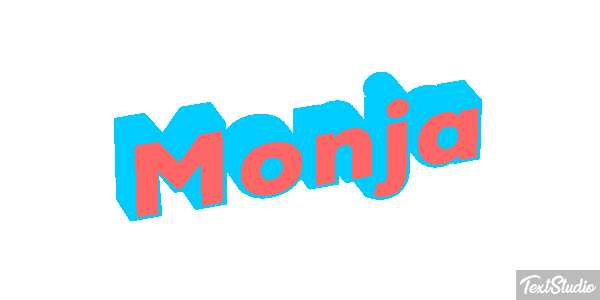 Monja Efecto de texto
