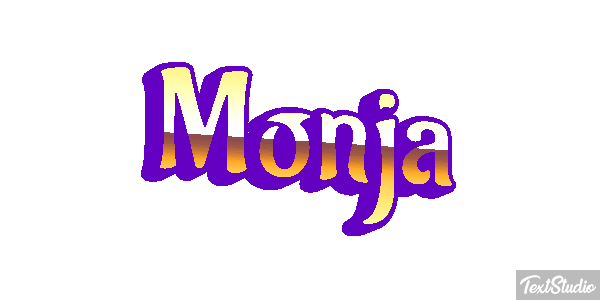 Monja Efecto de texto