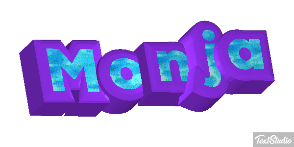 Monja Efecto de texto