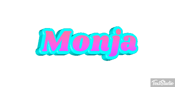 Monja Efecto de texto