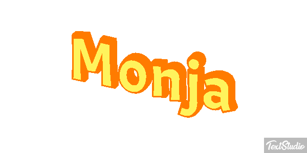 Monja Efecto de texto
