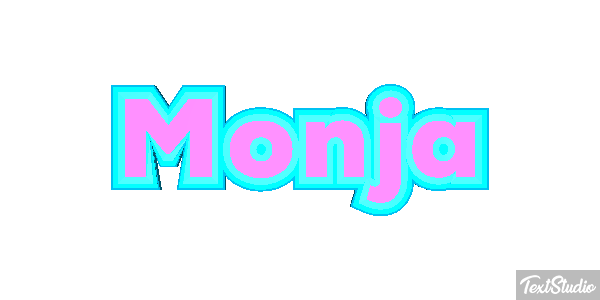 Monja Efecto de texto