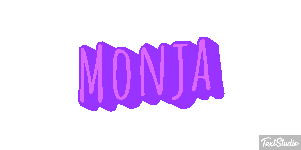 Monja Efecto de texto
