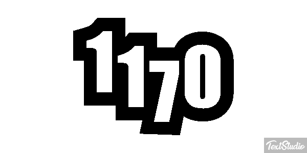 1170 Text effect