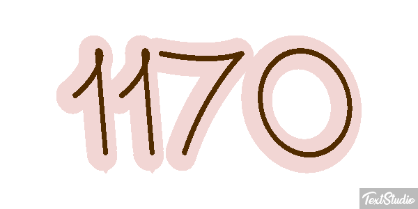 1170 Text effect