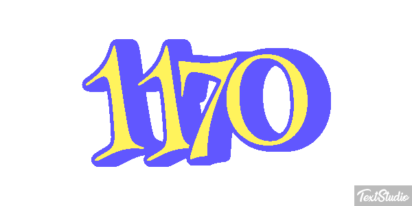 1170 Text effect