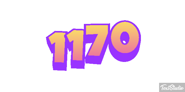 1170 Text effect