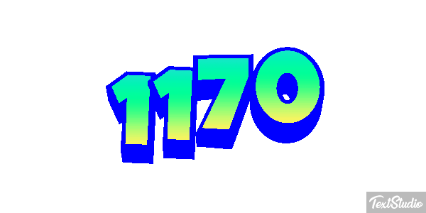 1170 Text effect