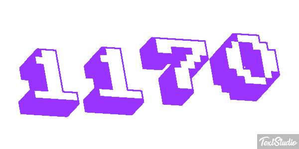 1170 Text effect