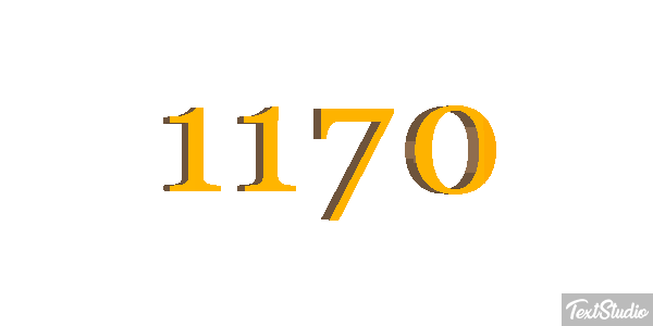 1170 Text effect