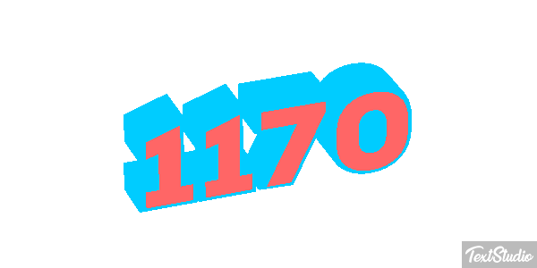1170 Text effect
